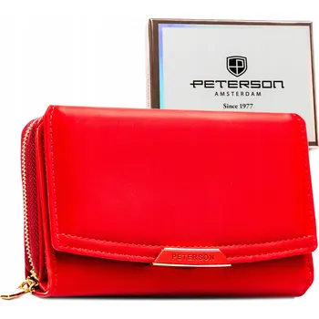 Peterson peněženka eko kůže červená - dámská