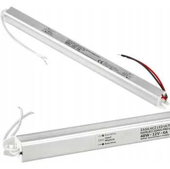 LED páska LED zdroj Transformátor pro LED pásky COB SMD nábytkový 4A 48W 12V