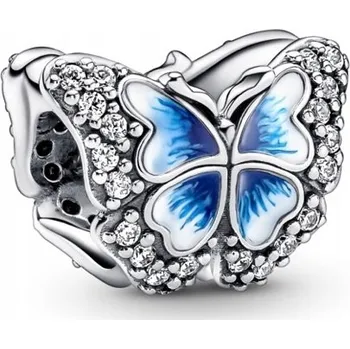 Přívěsek Pandora přívěsek Třpytivý modrý motýl 790761C01