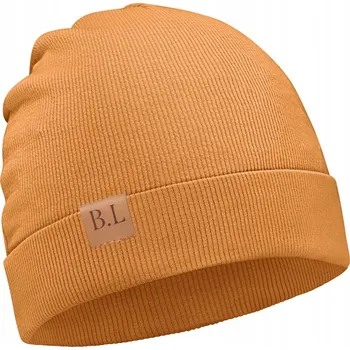 Čepice Čepice s nášivkou BL - karamel vel.