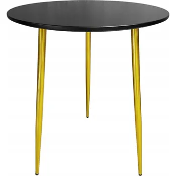 Jídelní stůl Stůl kulatý rozkládací Lugano 70 x 70 x 74 cm černý