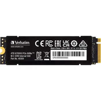 SSD disk SSD disk Verbatim Vi7000G PCIe4 NVMe M.2 4TB