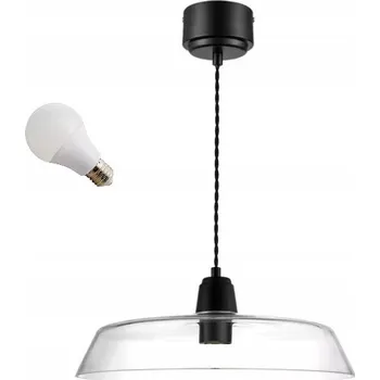 LED Závěsné svítidlo ALBERT E27 sklo transparentní (průhledné)