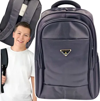 Školní batoh Školní batoh WKS s více přihrádkami, černý, 32 l