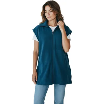 Dámská vesta NY Dámská fleecová vesta ADELA Barva: Modrá, Velikost: L