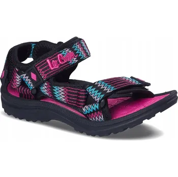 Dívčí obuv Lee Cooper dětské sandály textilní černé velikost 33