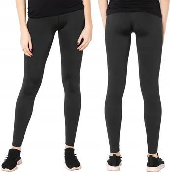 Dámské legíny Černé Sportovní Legíny Kalhoty Legíny Dámské Tréninkové Legíny FA40 vel. L