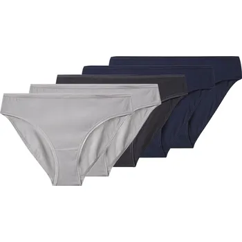 Kalhotky esmara® Dámské kalhotky XXL, 5 kusů (navy modrá / tmavě šedá / světle šedá, XL(48/50))