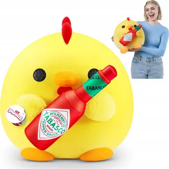 Obraz Snackles Super Size 35 cm, kuře (Tabasco) od ZURU Mazlivý Měkkoučký Komfort