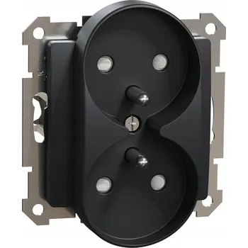 Elektrická zásuvka Elektrická Zásuvka nástěnná Schneider Electric černá