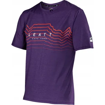 cyklistický dres Leatt cyklistický dres MTB Trail 1.0 X-Flow Velvet Fialový S