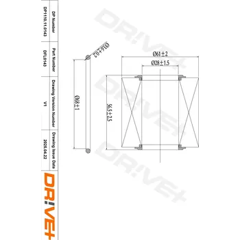 Olejový filtr Olejový filtr Dr!ve+ DP1110.11.0143