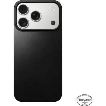 Pouzdro na mobilní telefon Nomad Magnetic Leather Back Black (Horween) Magsafe iPhone 17 Pro NM014414858