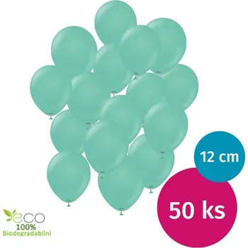 Balónek Balónky latexové dekoratérské saténové zelené 13 cm 50 ks