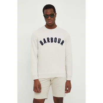 Pánská mikina Mikina Barbour pánská, béžová barva, melanžová, MOL0101 01X, vel. XXL