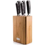 Sada nožů G21 Gourmet Stone 5 ks + bambusový blok