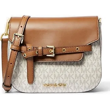 Kabelka Michael Kors Emilia small crossbody kabelka vanilla hnědá + doprava zdarma