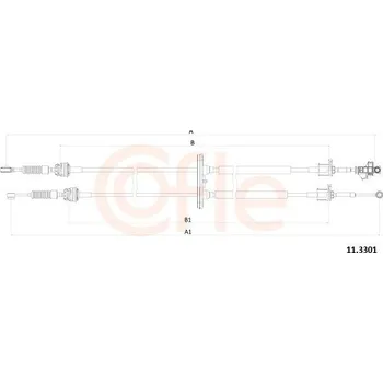 Převodovka Tažné lanko, ruční převodovka COFLE 92.11.3301