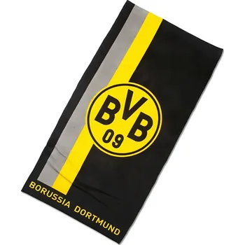 Ručník BORUSSIA DORTMUND Ručník Borussia Dortmund, černo-žlutý, 50x100 cm