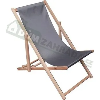 Zahradní lehátko FORTUS Zahradní lehátko klasik - šedé