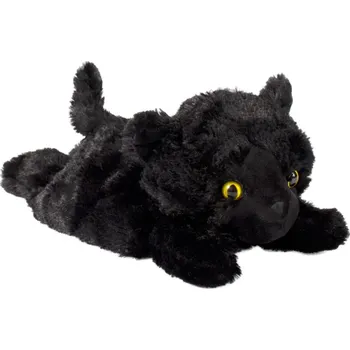 plyšák ALBI Hřejivá černá kočka