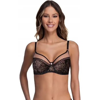 Podprsenka AVA Podprsenka měkká krajková soft Crystal 1396/1 černá limited 75G