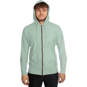 Pánská softshellová bunda Pánská elastická bunda s kapucí a ochranou proti slunci, zeleno/šedo-zelená Barva: šedo-zelená, Velikost: XXL 626100.2740 XXL grey