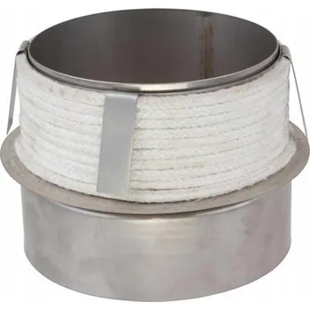 Kouřovod Vnitřní průchodka kouřovod Ø150 - komín Ø180/1 mm, žáruvzdorná nerez