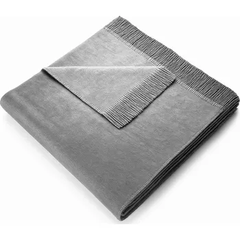 Prostěradlo Přehoz Moca Design bavlna 50 cm x 200 cm šedý