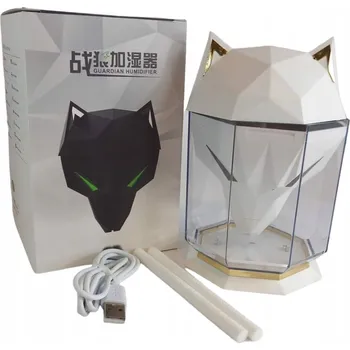 Aroma difuzér Zvlhčovač vzduchu Difuzér 650 ml Vlk bílý