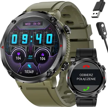 Chytré hodinky SMARTWATCH Pánské GRAVITY GT21-1 TOOTH CALL, DODATEČNÝ PÁSEK (sg025a) Barva (Varianta): tay-51398-uniw