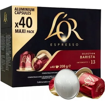 Kapsle do Nespresso L'OR Espresso Barista 40 ks maxi balení
