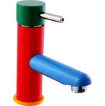 JUNIOR - Umyvadlová baterie bez výpusti, Červená/Modrá, Chrom SE426.0, RAV Slezák