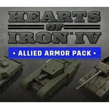Počítačová hra Hearts of Iron IV - Allied Armor Pack DLC
