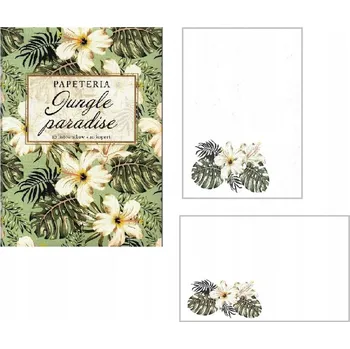 PAPÍRNICTVÍ - SADA DOPISNÍCH PAPÍRŮ JUNGLE PARADISE