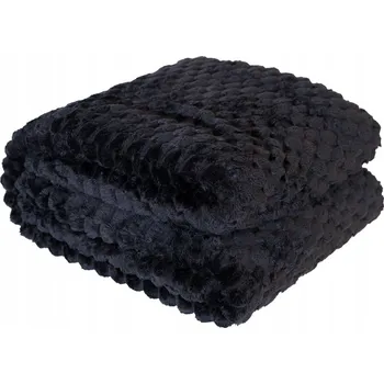 Prostěradlo Deka z mikrovlákna Markizeta 220 cm x 200 cm černá