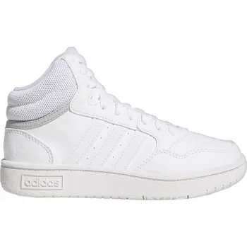 Chlapecká obuv Dětské boty adidas Hoops Mid bílé GW0401 velikost 35