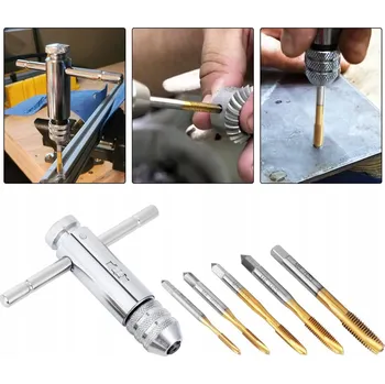 Závitořezný nástroj Závitník Závitníky M3 M4 M5 M6 M8 Držák Sada Závitníků