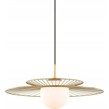 Závěsné svítidlo Italux Sarah žluté, 1 žárovka, patice E27, 40 W