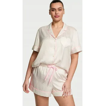 Dámské pyžamo Victoria's Secret dámské pyžamo polyester bílé, velikost XS