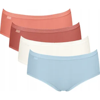 Kalhotky Bavlněné dámské kalhotky Kalhotky 4 Sloggi Basic+ Midi C4P 4 KUSY 40