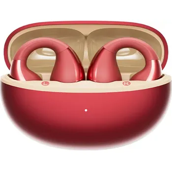 Sluchátka bezdrátová sluchátka qcy crossky clip c30s červená