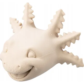 magnetka pro dítě Axolotl | 3D magnetka k vybarvení