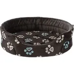 Trixie Oválný pelech JIMMY, taupe-šedý s tlapkami