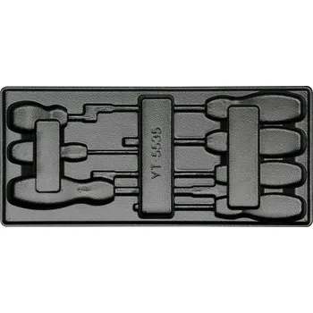 Vložka do organizéru na nářadí Vložka do zásuvky na šroubováky, prázdná, pro YT-5535 YT-55351 YATO