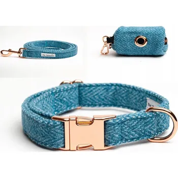 Obojek pro psa Zestaw obroży a vodítek pro psa, 3 drobné prvky vel. M