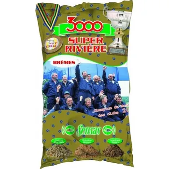 Návnadová surovina Návnada Sensas 3000 Super Riviere Bremes 1kg 10341