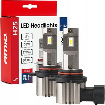 Autožárovka LED autožárovky H25 CANBUS HIR2 9012 12V 31W AMIO-04716