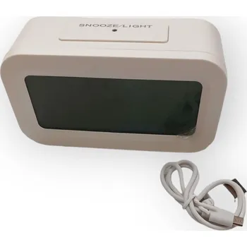 Budík Digitální LCD Budík 4,3 Palce Tichý s Podsvícením