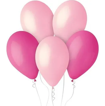Balónky Gemar My Pink World 12" růžové 5 kusů